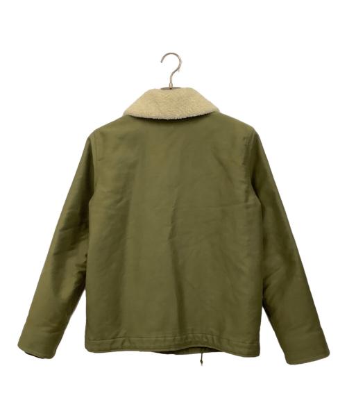 A.P.C.（アーペーセー）A.P.C. (アーペーセー) 襟ボアデッキジャケット オリーブ サイズ:Sの古着・服飾アイテム