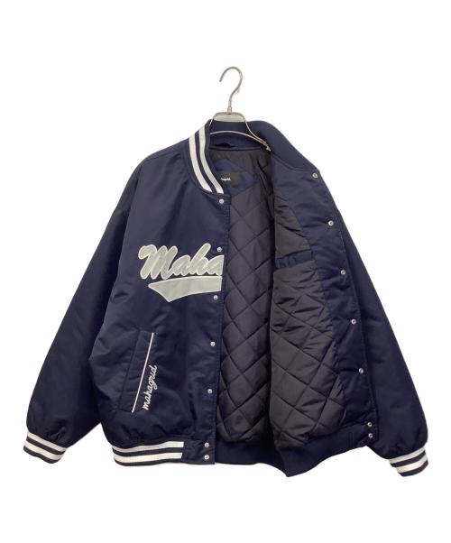mahagrid（マハグリッド）mahagrid (マハグリッド) ベースボールスタジアムジャケット ブルー サイズ:Mの古着・服飾アイテム