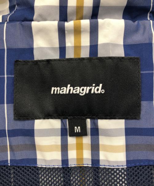 mahagrid（マハグリッド）mahagrid (マハグリッド) ステッチアノラックジャケット ホワイト×ブルー サイズ:Mの古着・服飾アイテム