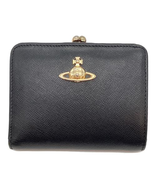 Vivienne Westwood（ヴィヴィアンウエストウッド）Vivienne Westwood (ヴィヴィアンウエストウッド) 2つ折り財布 ブラックの古着・服飾アイテム
