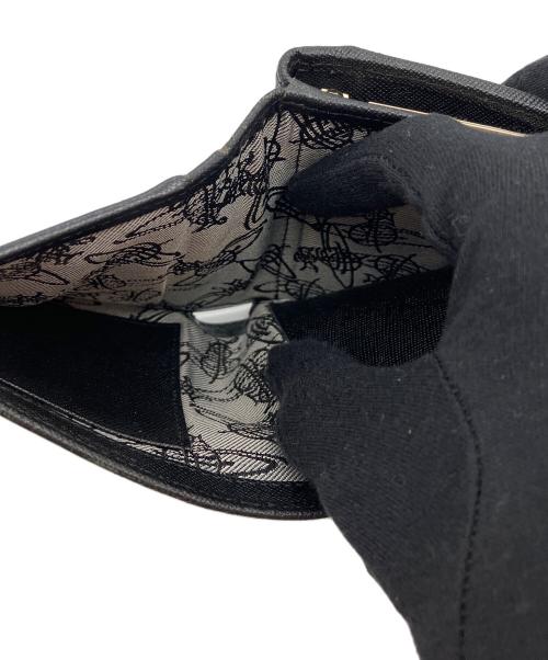 Vivienne Westwood（ヴィヴィアンウエストウッド）Vivienne Westwood (ヴィヴィアンウエストウッド) 2つ折り財布 ブラックの古着・服飾アイテム