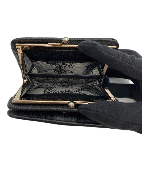 Vivienne Westwood（ヴィヴィアンウエストウッド）Vivienne Westwood (ヴィヴィアンウエストウッド) 2つ折り財布 ブラックの古着・服飾アイテム