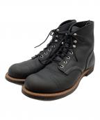 RED WINGレッドウィング）の古着「7ホールブーツ」｜ブラック