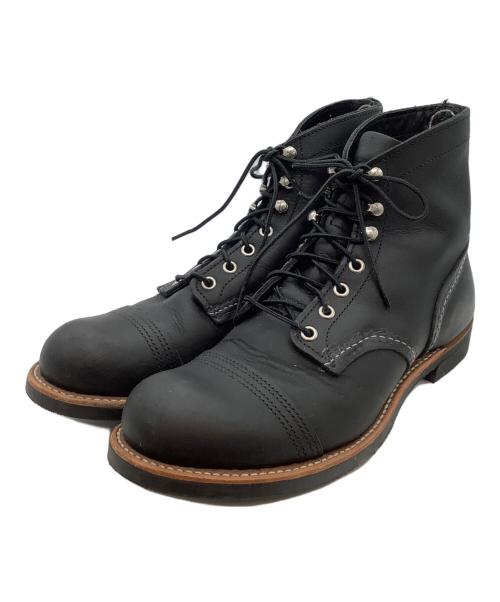 RED WING（レッドウィング）RED WING (レッドウィング) 7ホールブーツ ブラック サイズ:US8の古着・服飾アイテム