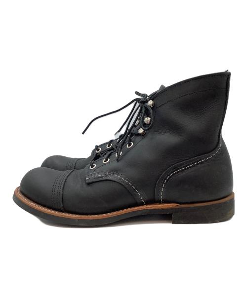 RED WING（レッドウィング）RED WING (レッドウィング) 7ホールブーツ ブラック サイズ:US8の古着・服飾アイテム