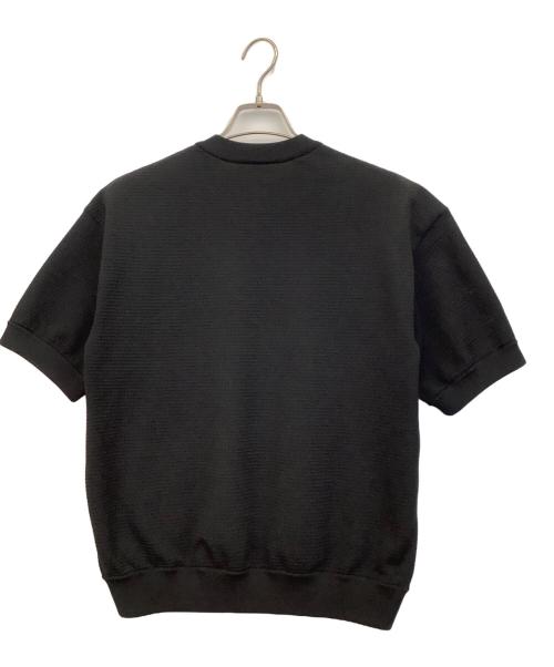 THE NORTH FACE（ザ ノース フェイス）THE NORTH FACE (ザ ノース フェイス) ショートスリーブリップルニットクルー ブラック サイズ:Sの古着・服飾アイテム
