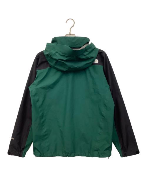 THE NORTH FACE（ザ ノース フェイス）THE NORTH FACE (ザ ノース フェイス) レインテックス プラズマ ブラック×グリーン サイズ:Lの古着・服飾アイテム