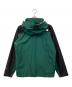 THE NORTH FACE (ザ ノース フェイス) レインテックス プラズマ ブラック×グリーン サイズ:L：10000円