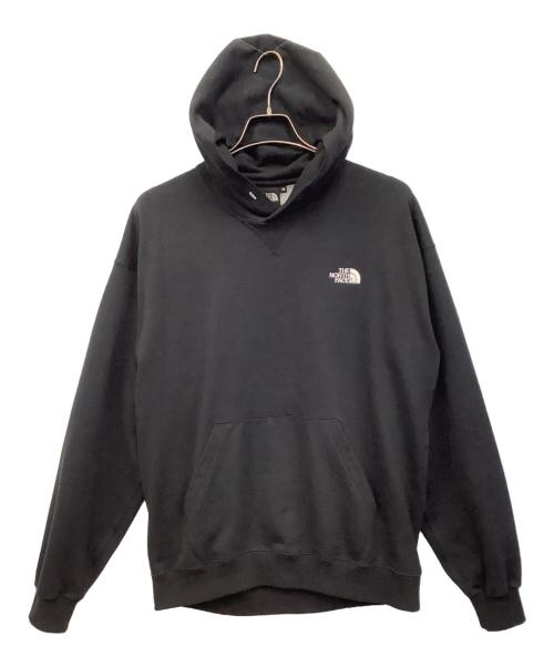 THE NORTH FACE（ザ ノース フェイス）THE NORTH FACE (ザ ノース フェイス) ジャガードバックスクエアロゴフーディ― ブラック サイズ:Mの古着・服飾アイテム
