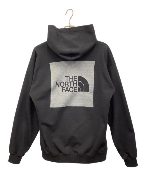 THE NORTH FACE（ザ ノース フェイス）THE NORTH FACE (ザ ノース フェイス) ジャガードバックスクエアロゴフーディ― ブラック サイズ:Mの古着・服飾アイテム