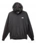 THE NORTH FACE（ザ ノース フェイス）の古着「ジャガードバックスクエアロゴフーディ―」｜ブラック