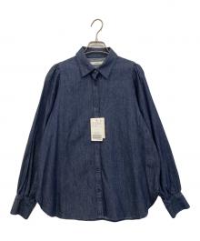 JOURNAL STANDARD relume（ジャーナルスタンダード レリューム）の古着「ギャザースリーブデニムブラウス」｜インディゴ