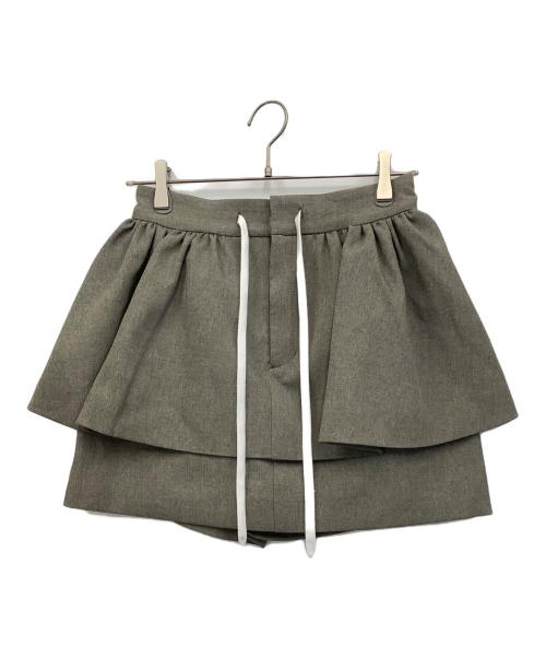 THE TOE（ザ・トゥー）THE TOE (ザ・トゥー) BRIXTON TRACK SKIRT ブラウン サイズ:Mの古着・服飾アイテム