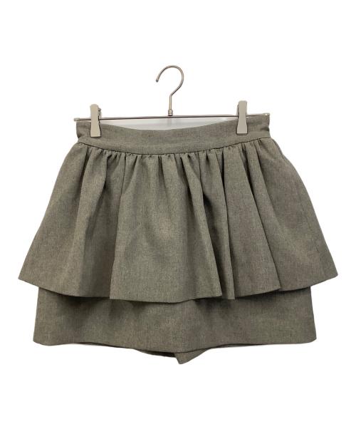 THE TOE（ザ・トゥー）THE TOE (ザ・トゥー) BRIXTON TRACK SKIRT ブラウン サイズ:Mの古着・服飾アイテム