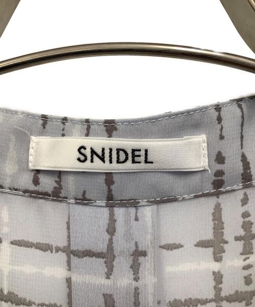 Snidel（スナイデル）Snidel (スナイデル) Sustainableフリルワンピース ペチコート付き パープルの古着・服飾アイテム