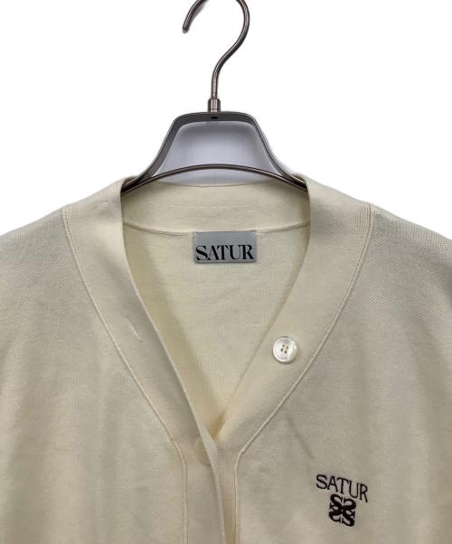 SATUR（セター）SATUR (セター) エセンシャルパロクロップカーディガン イエロー サイズ:Sの古着・服飾アイテム