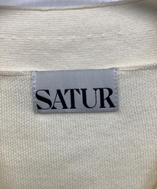 SATUR（セター）SATUR (セター) エセンシャルパロクロップカーディガン イエロー サイズ:Sの古着・服飾アイテム
