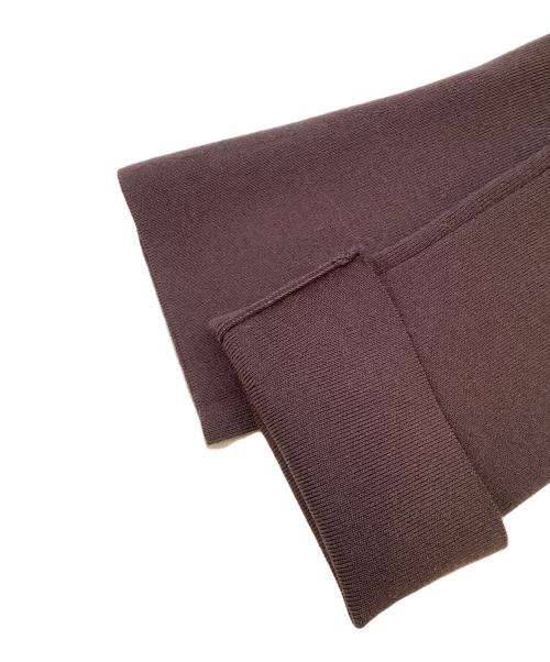 Snidel（スナイデル）Snidel (スナイデル) オフショルIラインニットワンピース ブラウンの古着・服飾アイテム