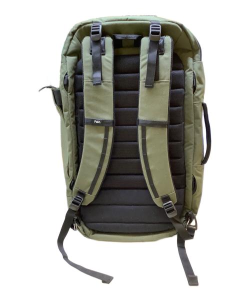 Pakt（パックト）Pakt (パックト) Travel Backpack　35L ブラック×グリーンの古着・服飾アイテム