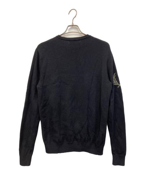 FRED PERRY（フレッドペリー）FRED PERRY (フレッドペリー) LAUREL WREATH JUMPER ブラック サイズ:Mの古着・服飾アイテム
