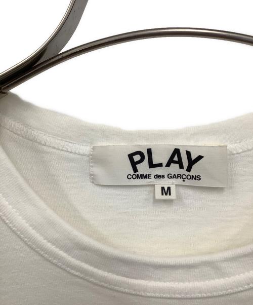 PLAY COMME des GARCONS（プレイコムデギャルソン）PLAY COMME des GARCONS (プレイコムデギャルソン) 半袖カットソー ホワイト サイズ:Mの古着・服飾アイテム