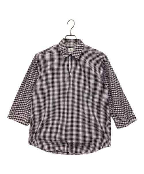 LACOSTE（ラコステ）LACOSTE (ラコステ) プルオーバーシャツ パープル サイズ:3の古着・服飾アイテム