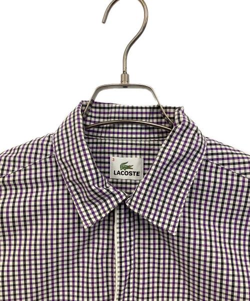 LACOSTE（ラコステ）LACOSTE (ラコステ) プルオーバーシャツ パープル サイズ:3の古着・服飾アイテム