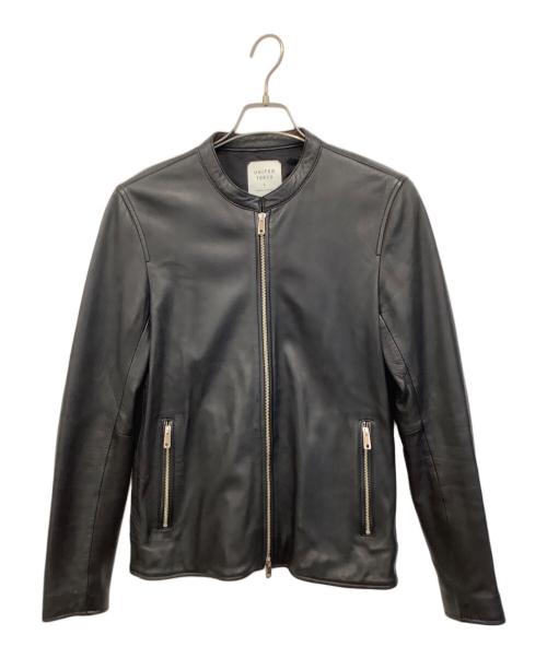UNITED TOKYO（ユナイテッドトーキョー）UNITED TOKYO (ユナイテッドトーキョー) ラムレザーシングルライダースジャケット ブラック サイズ:2の古着・服飾アイテム