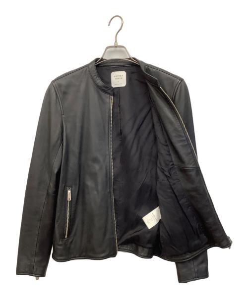 UNITED TOKYO（ユナイテッドトーキョー）UNITED TOKYO (ユナイテッドトーキョー) ラムレザーシングルライダースジャケット ブラック サイズ:2の古着・服飾アイテム