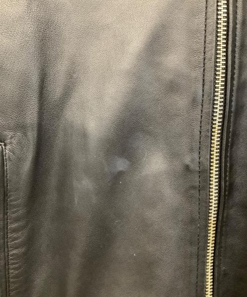 UNITED TOKYO（ユナイテッドトーキョー）UNITED TOKYO (ユナイテッドトーキョー) ラムレザーシングルライダースジャケット ブラック サイズ:2の古着・服飾アイテム