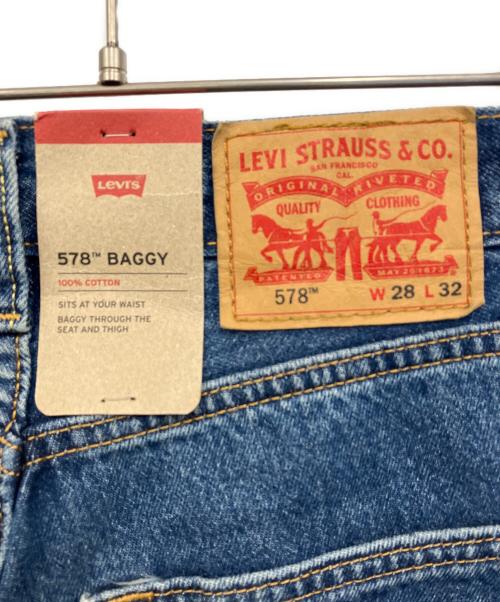 LEVI'S（リーバイス）LEVI'S (リーバイス) 578バギージーンズ ブルー サイズ:W28×L32 未使用品の古着・服飾アイテム