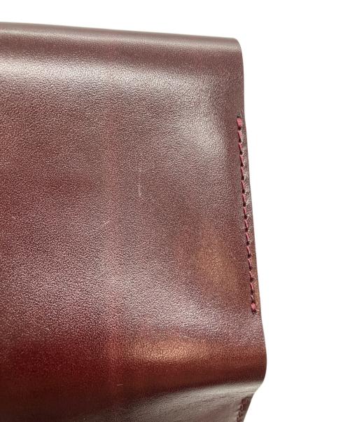 ATELIER MOKU（アトリエモク）ATELIER MOKU (アトリエモク) 3つ折り財布 ワインレッドの古着・服飾アイテム