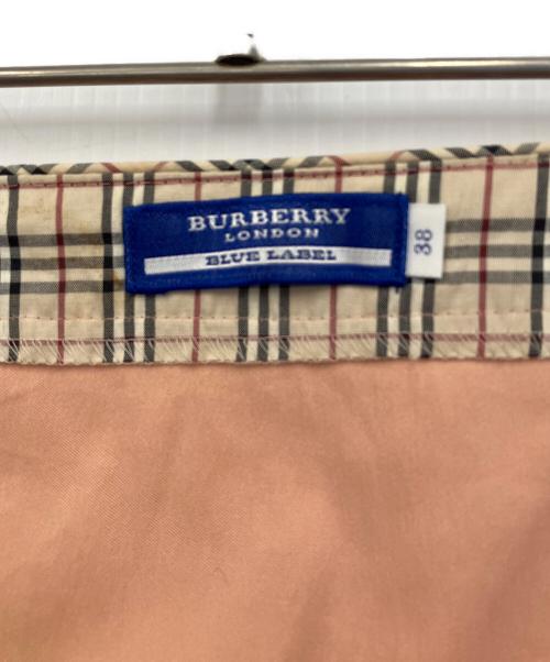 BURBERRY BLUE LABEL（バーバリー ブルー レーベル）BURBERRY BLUE LABEL (バーバリー ブルー レーベル) ひざ丈タイトスカート ピンク サイズ:38の古着・服飾アイテム