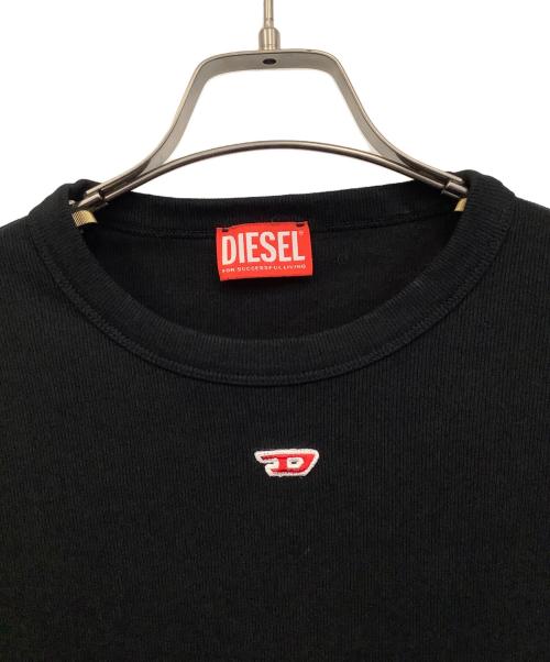 DIESEL（ディーゼル）DIESEL (ディーゼル) 半袖カットソー ブラック サイズ:Sの古着・服飾アイテム