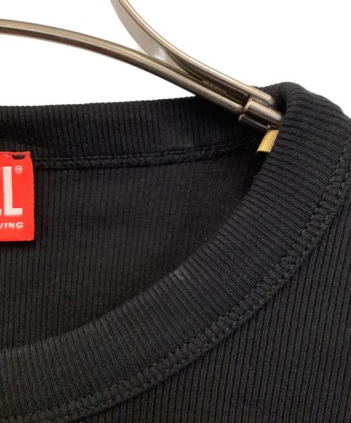 DIESEL（ディーゼル）DIESEL (ディーゼル) 半袖カットソー ブラック サイズ:Sの古着・服飾アイテム