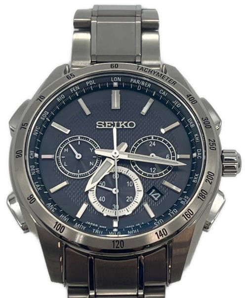 SEIKO（セイコー）SEIKO (セイコー) ブライツ フライトエキスパート クロノグラフ ブラックの古着・服飾アイテム