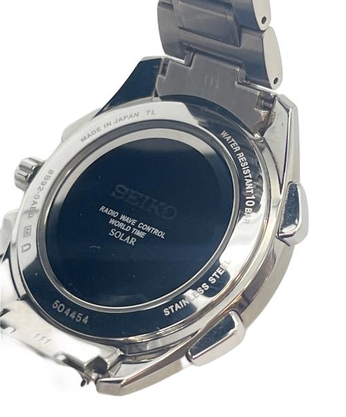 SEIKO（セイコー）SEIKO (セイコー) ブライツ フライトエキスパート クロノグラフ ブラックの古着・服飾アイテム