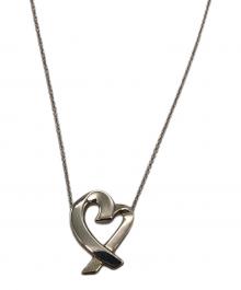 TIFFANY & Co.（ティファニー）の古着「ラビングハート ネックレス」｜シルバー