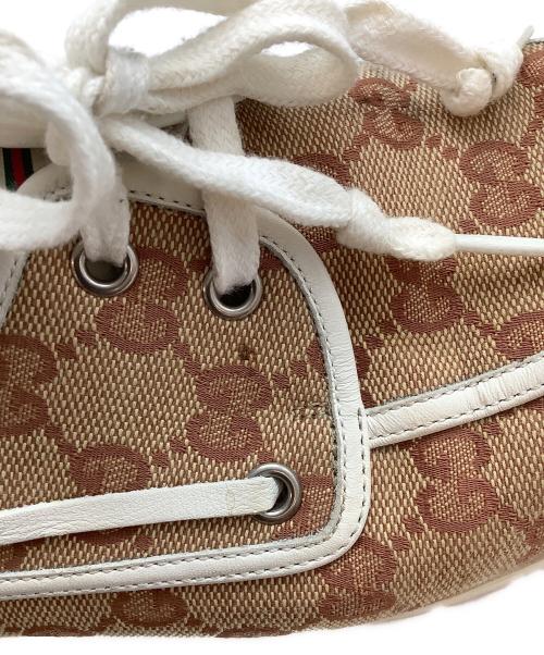 GUCCI（グッチ）GUCCI (グッチ) デッキシューズ ブラウン サイズ:なしの古着・服飾アイテム
