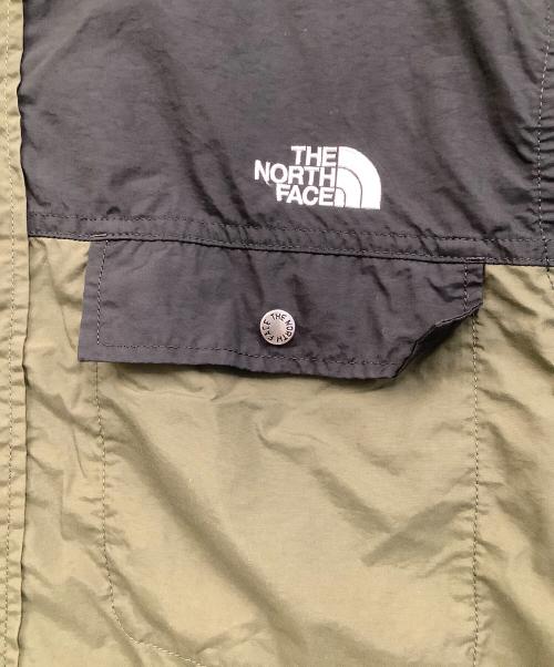 THE NORTH FACE（ザ ノース フェイス）THE NORTH FACE (ザ ノース フェイス) ロングスリーブヌプシシャツ ブラック×グリーン サイズ:Mの古着・服飾アイテム
