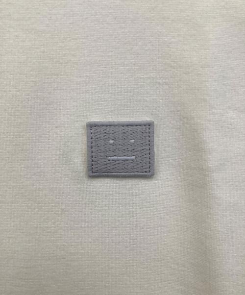 Acne studios（アクネ ストゥディオズ）Acne studios (アクネ ストゥディオズ) ネックプリントモックネックTシャツ アイボリー×グリーン サイズ:Sの古着・服飾アイテム