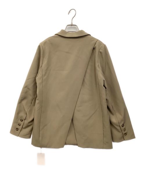 Louren（ローレン）Louren (ローレン) バックスリットテーラードジャケット ベージュ サイズ:M 未使用品の古着・服飾アイテム
