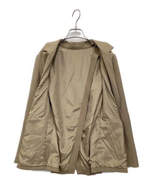 Louren（ローレン）Louren (ローレン) バックスリットテーラードジャケット ベージュ サイズ:M 未使用品の古着・服飾アイテム