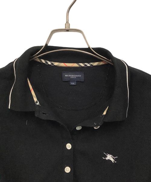 BURBERRY GOLF（バーバリーゴルフ）BURBERRY GOLF (バーバリーゴルフ) ゴルフウェア(トップス) ブラック サイズ:LLの古着・服飾アイテム