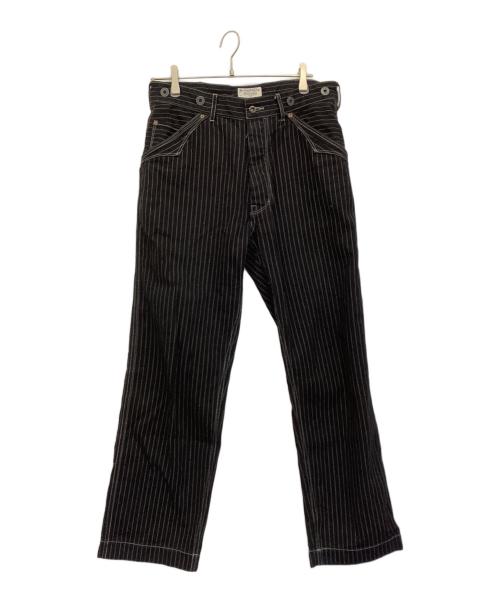 SCHOTT BROS.（ショットブロス）SCHOTT BROS. (ショットブロス) オールドヒッコリーデニムパンツ ブラック サイズ:86cm　W34の古着・服飾アイテム