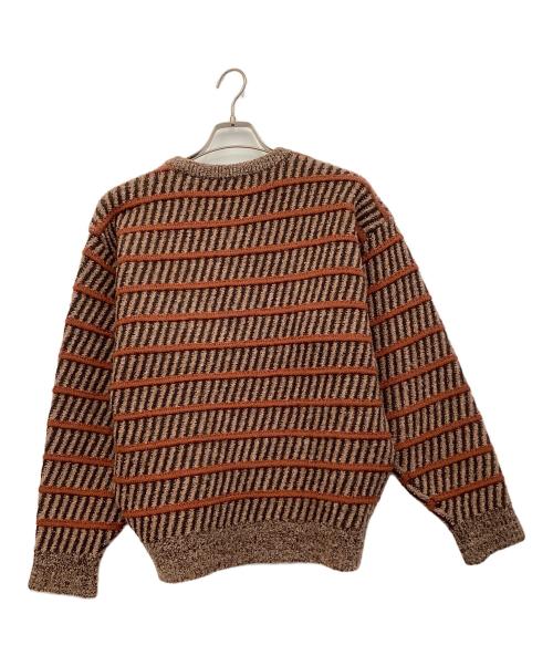 ISSEY MIYAKE（イッセイミヤケ）ISSEY MIYAKE (イッセイミヤケ) 厚手ニット ブラウン サイズ:Mの古着・服飾アイテム