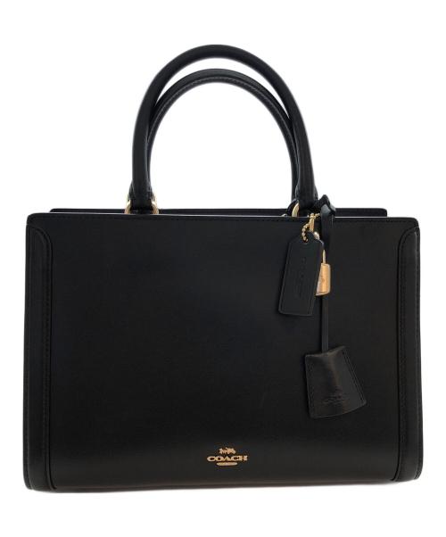 COACH（コーチ）COACH (コーチ)  ゾーイ キャリーオール ブラックの古着・服飾アイテム