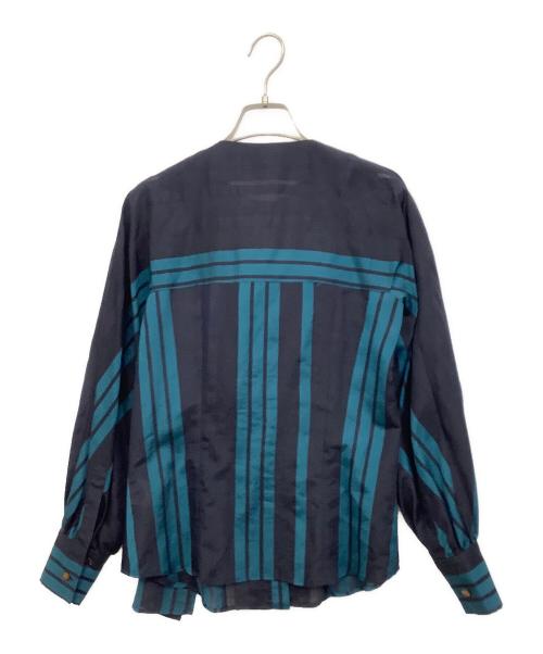 Vivienne Westwood RED LABEL（ヴィヴィアンウエストウッドレッドレーベル）Vivienne Westwood RED LABEL (ヴィヴィアンウエストウッドレッドレーベル) 長袖ブラウス ネイビー サイズ:2の古着・服飾アイテム