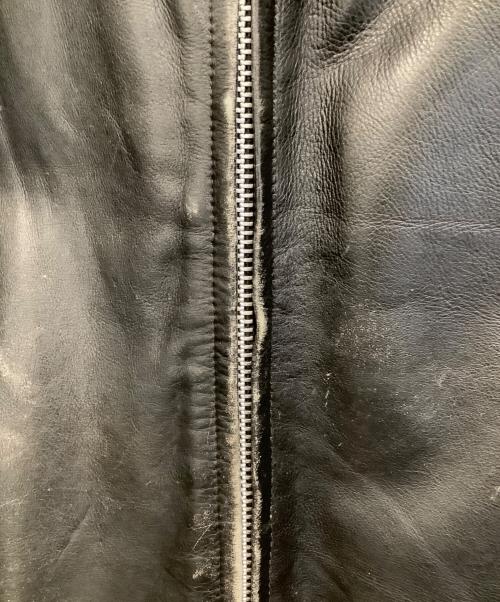 HORN WORKS（ホーンワークス）HORN WORKS (ホーンワークス) シングルライダースジャケット ブラック サイズ:3Lの古着・服飾アイテム