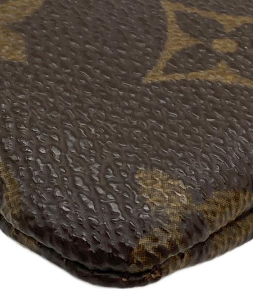 LOUIS VUITTON（ルイ ヴィトン）LOUIS VUITTON (ルイ ヴィトン) ポシェット・クレ コインケース ブラウンの古着・服飾アイテム